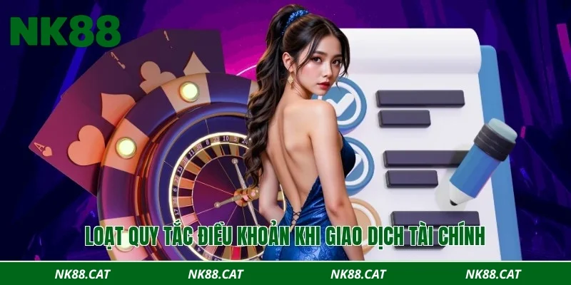 Loạt quy tắc điều khoản khi giao dịch tài chính