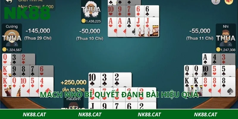 Mách nhỏ bí quyết đánh bài hiệu quả